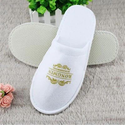 Bekväma hotelltofflor